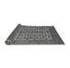 Sideview of Abstract Gray Modern Rug, abs4948gry