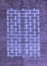 Machine Washable Abstract Blue Modern Rug, wshabs4948blu