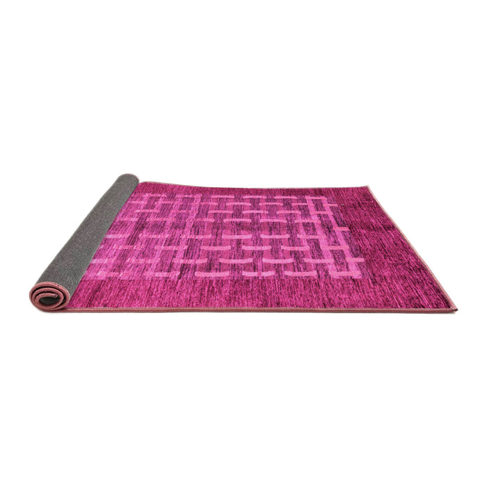 Sideview of Abstract Pink Modern Rug, abs4948pnk