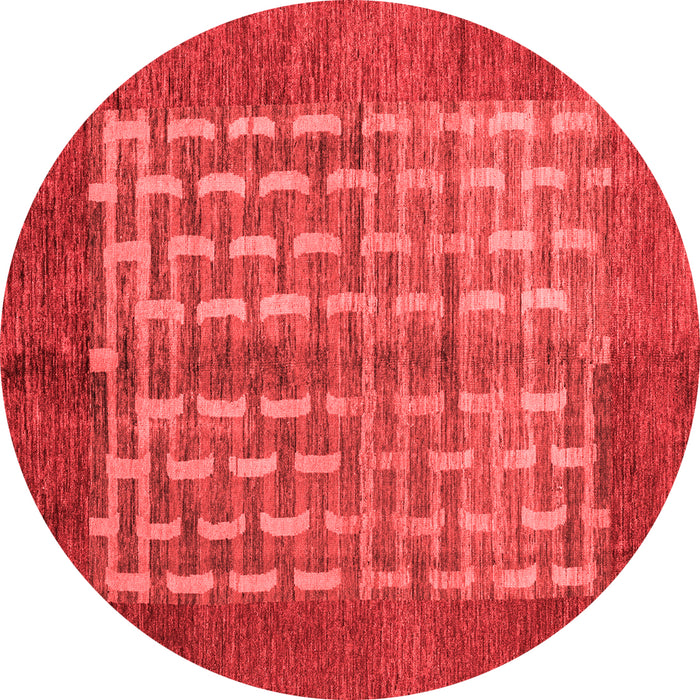 Machine Washable Abstract Red Modern Rug, wshabs4948red