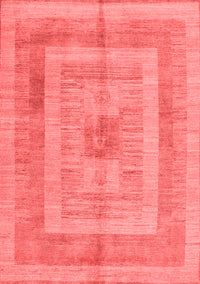 Abstract Red Modern Rug, abs4949red