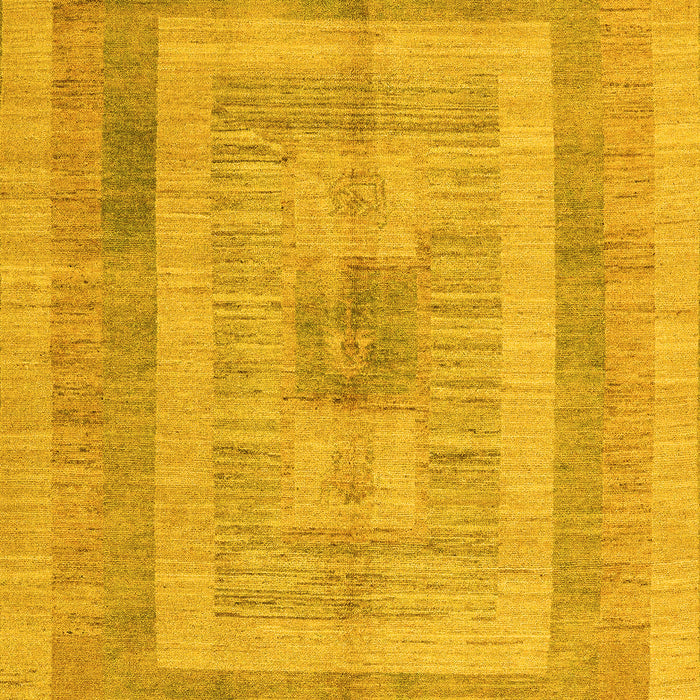 Abstract Yellow Modern Rug, abs4949yw