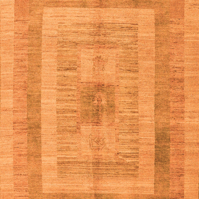Machine Washable Abstract Orange Modern Area Rugs, wshabs4949org