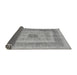 Sideview of Abstract Gray Modern Rug, abs4949gry