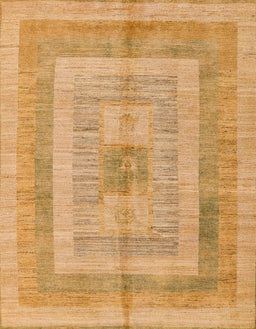 Abstract Orange Modern Rug, abs4949
