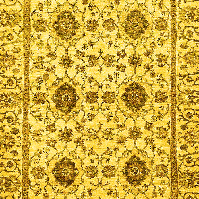 Abstract Yellow Modern Rug, abs494yw