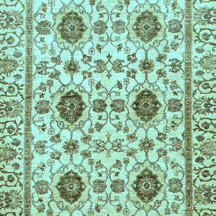 Abstract Light Blue Modern Rug, abs494lblu