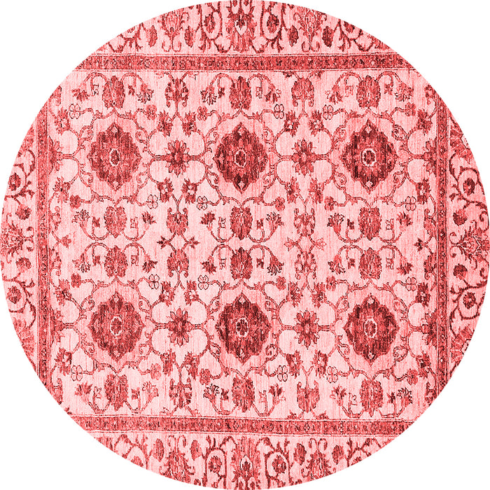 Abstract Red Modern Rug, abs494red