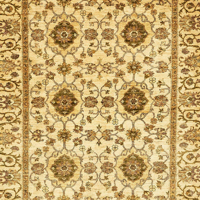 Abstract Chrome Gold Yellow Modern Rug, abs494