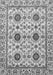 Machine Washable Abstract Gray Modern Rug, wshabs494gry