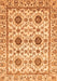 Machine Washable Abstract Orange Modern Area Rugs, wshabs494org