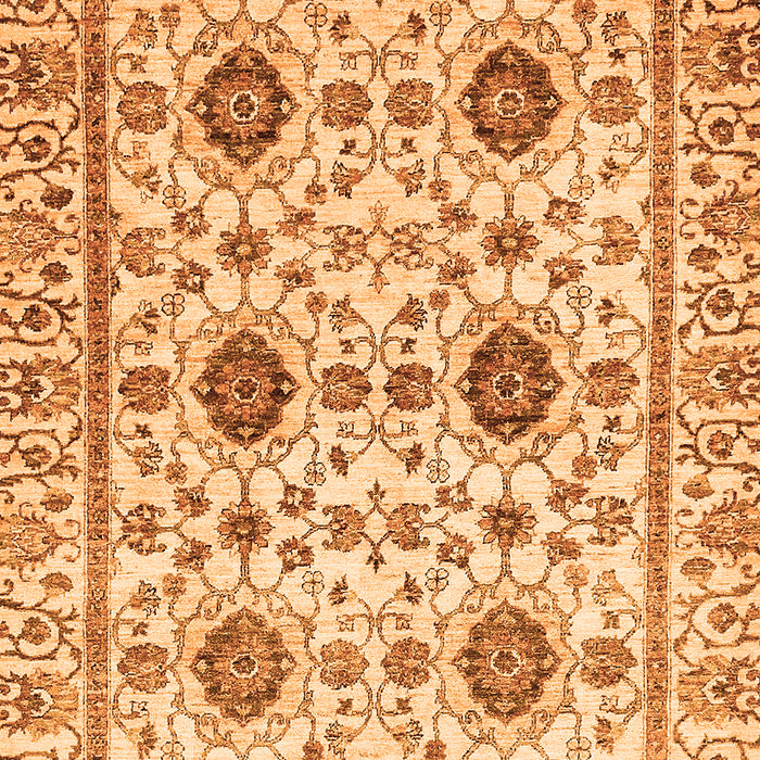 Abstract Orange Modern Rug, abs494org