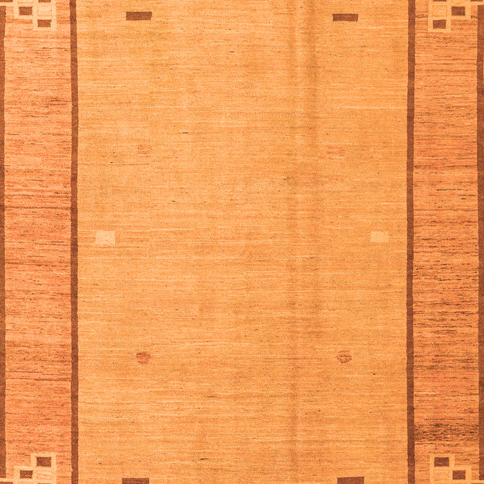 Abstract Orange Modern Rug, abs4950org