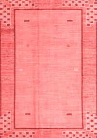 Abstract Red Modern Rug, abs4950red