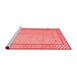 Modern Red Washable Rugs