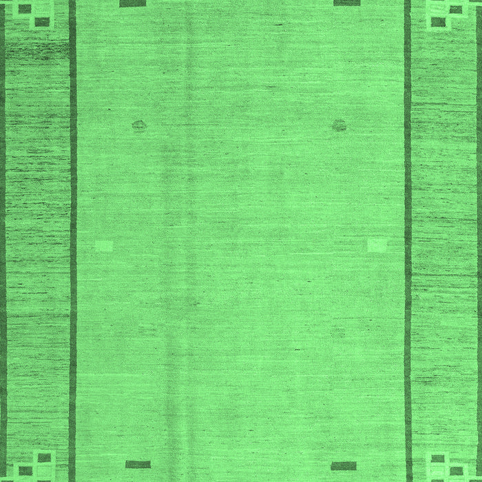 Machine Washable Abstract Emerald Green Modern Area Rugs, wshabs4950emgrn