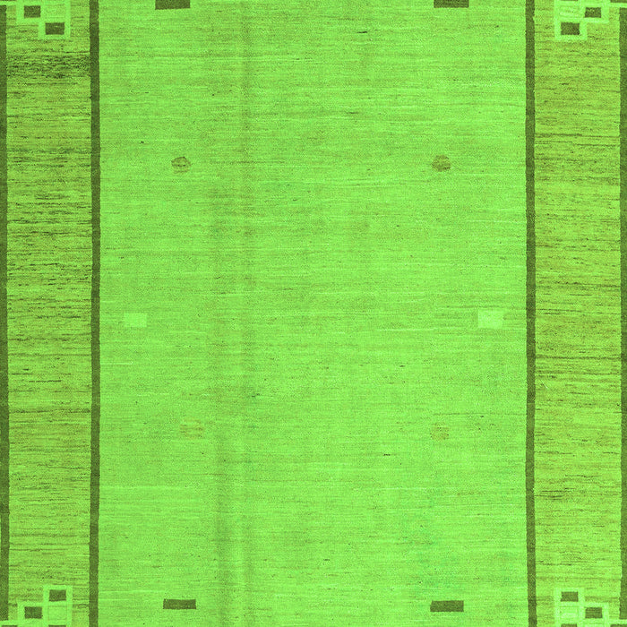 Machine Washable Abstract Green Modern Area Rugs, wshabs4950grn