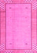 Machine Washable Abstract Pink Modern Rug, wshabs4950pnk