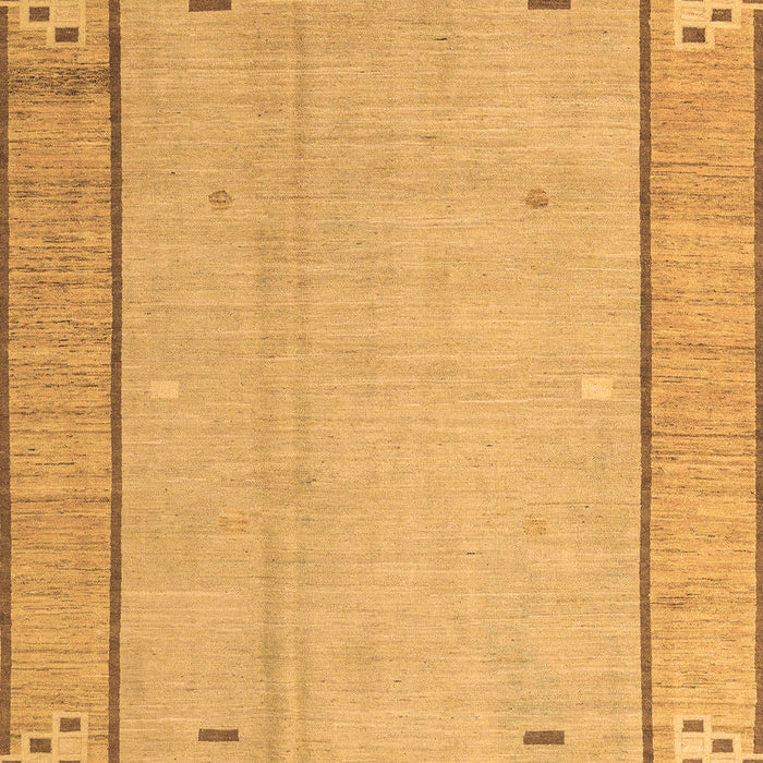 Machine Washable Abstract Brown Modern Rug, wshabs4950brn