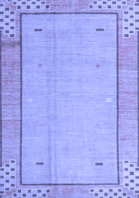 Abstract Blue Modern Rug, abs4950blu