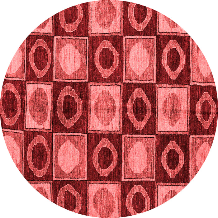 Machine Washable Abstract Red Modern Rug, wshabs4951red