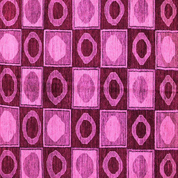 Square Machine Washable Abstract Pink Modern Rug, wshabs4951pnk