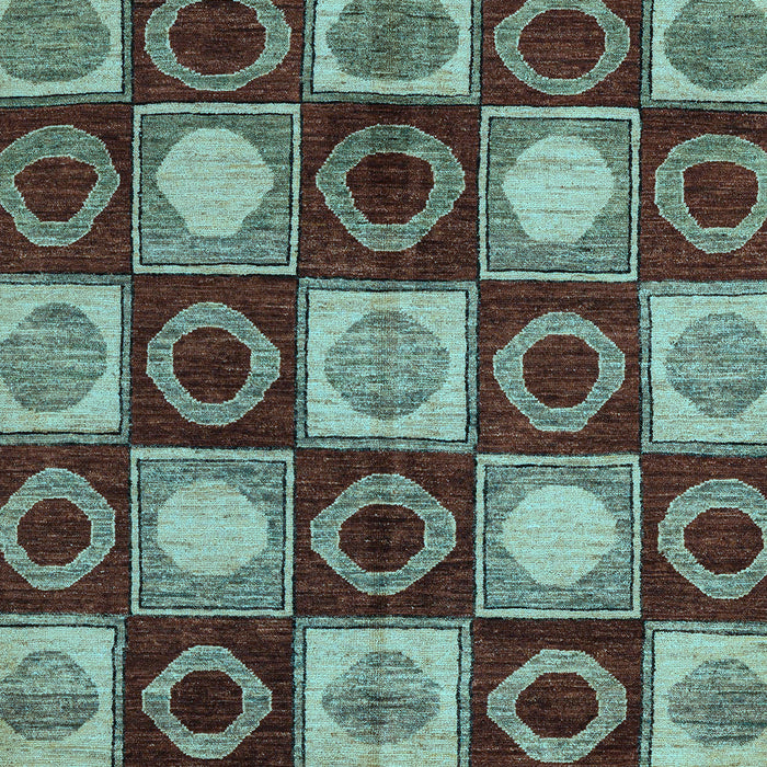Abstract Light Blue Modern Rug, abs4951lblu