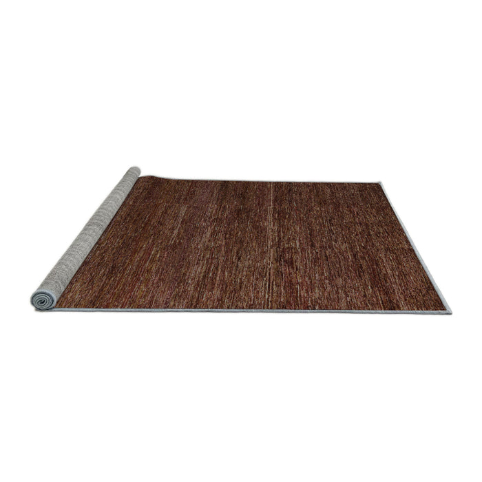 Sideview of Machine Washable Abstract Light Blue Modern Rug, wshabs4952lblu
