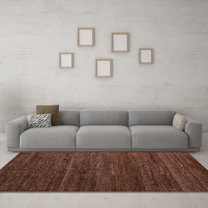 Machine Washable Abstract Light Blue Modern Rug in a Living Room, wshabs4952lblu