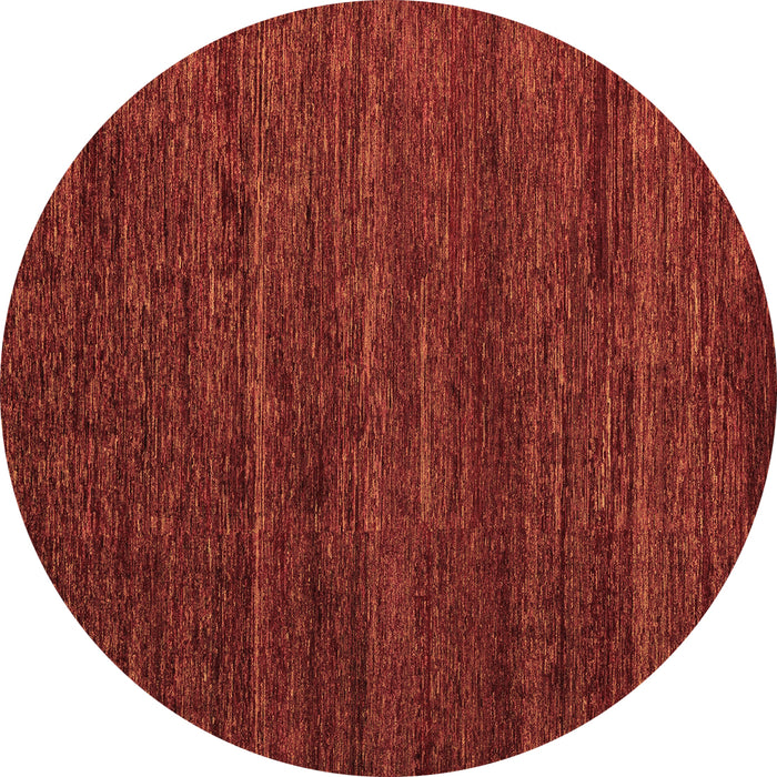 Round Abstract Brown Modern Rug, abs4952brn