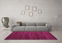 Machine Washable Abstract Purple Modern Rug, wshabs4952pur