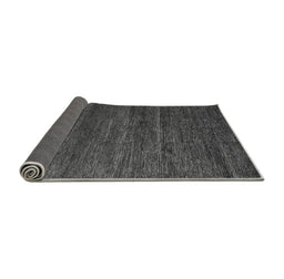 Sideview of Abstract Gray Modern Rug, abs4952gry