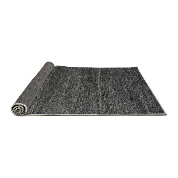 Sideview of Abstract Gray Modern Rug, abs4952gry