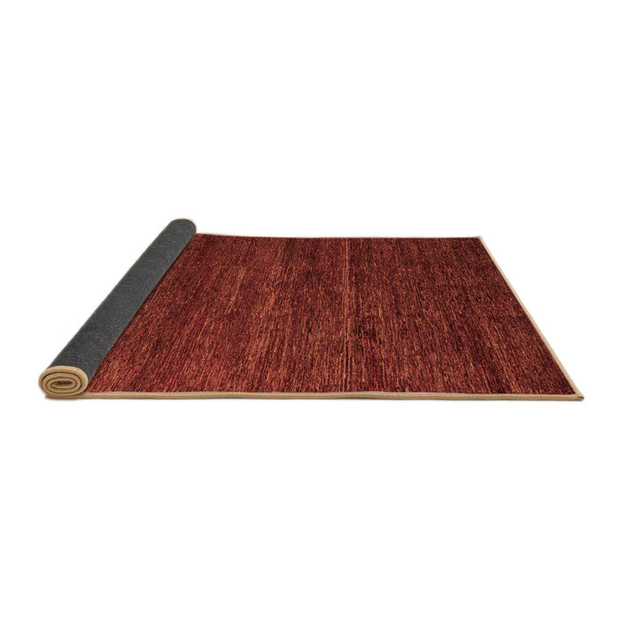Sideview of Abstract Brown Modern Rug, abs4952brn
