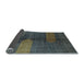 Sideview of Abstract Light Blue Modern Rug, abs4953lblu