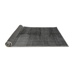 Sideview of Abstract Gray Modern Rug, abs4953gry