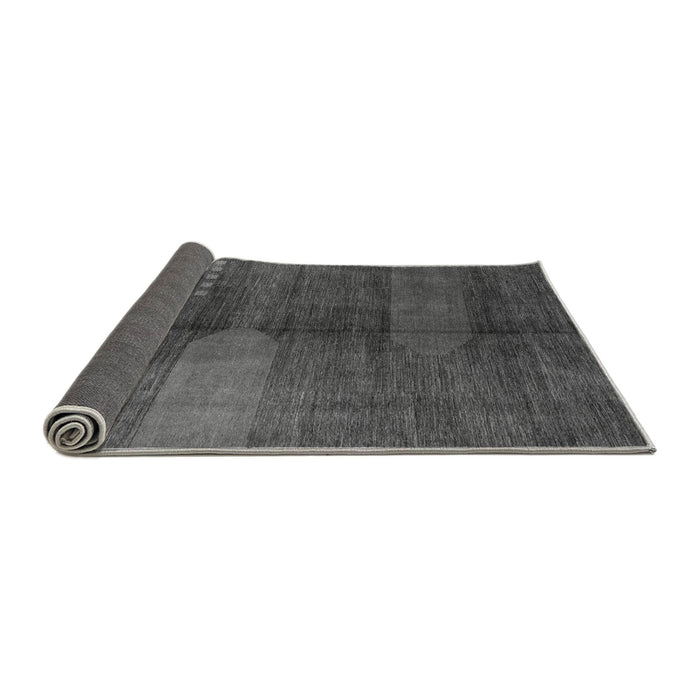 Sideview of Abstract Gray Modern Rug, abs4953gry