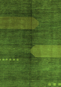 Abstract Green Modern Rug, abs4953grn