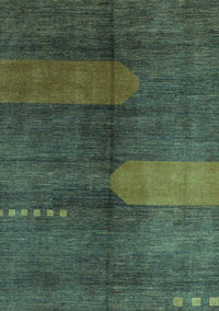 Abstract Turquoise Modern Rug, abs4953turq