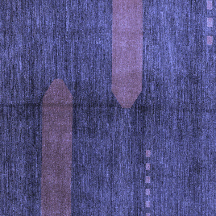 Square Machine Washable Abstract Blue Modern Rug, wshabs4953blu