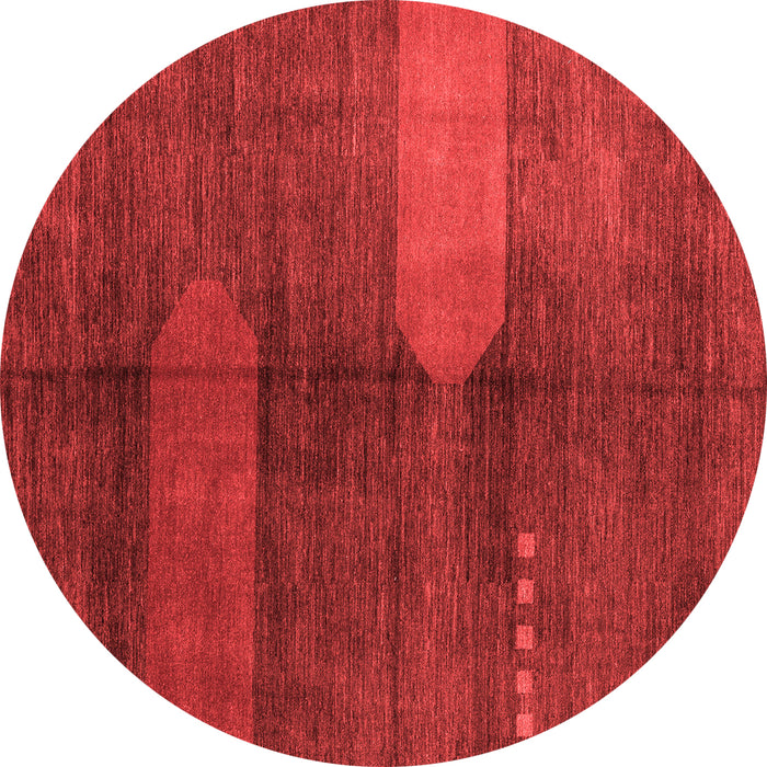 Machine Washable Abstract Red Modern Rug, wshabs4953red