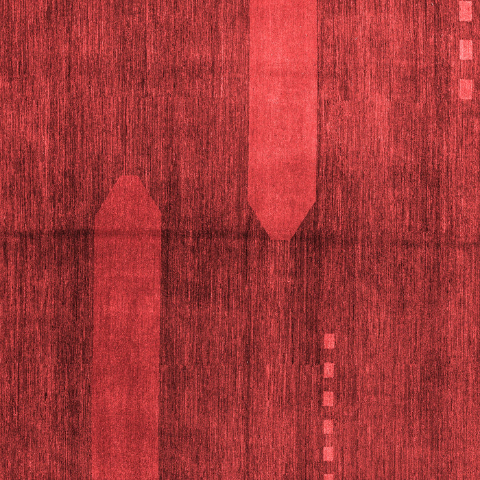 Machine Washable Abstract Red Modern Rug, wshabs4953red