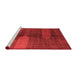 Modern Red Washable Rugs