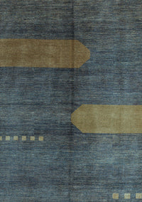 Abstract Light Blue Modern Rug, abs4953lblu