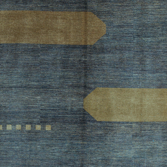 Abstract Light Blue Modern Rug, abs4953lblu