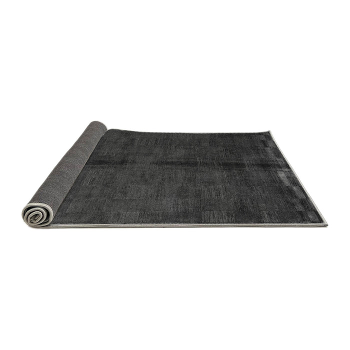 Sideview of Abstract Gray Modern Rug, abs4954gry