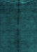 Abstract Turquoise Modern Rug, abs4954turq