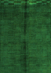 Abstract Green Modern Rug, abs4954grn