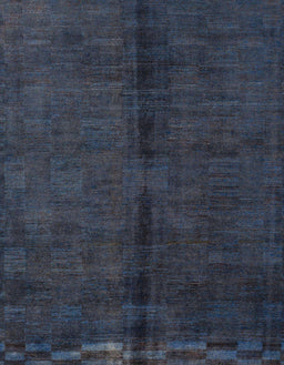 Abstract Purple Navy Blue Modern Rug, abs4954