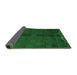 Sideview of Abstract Green Modern Rug, abs4954grn